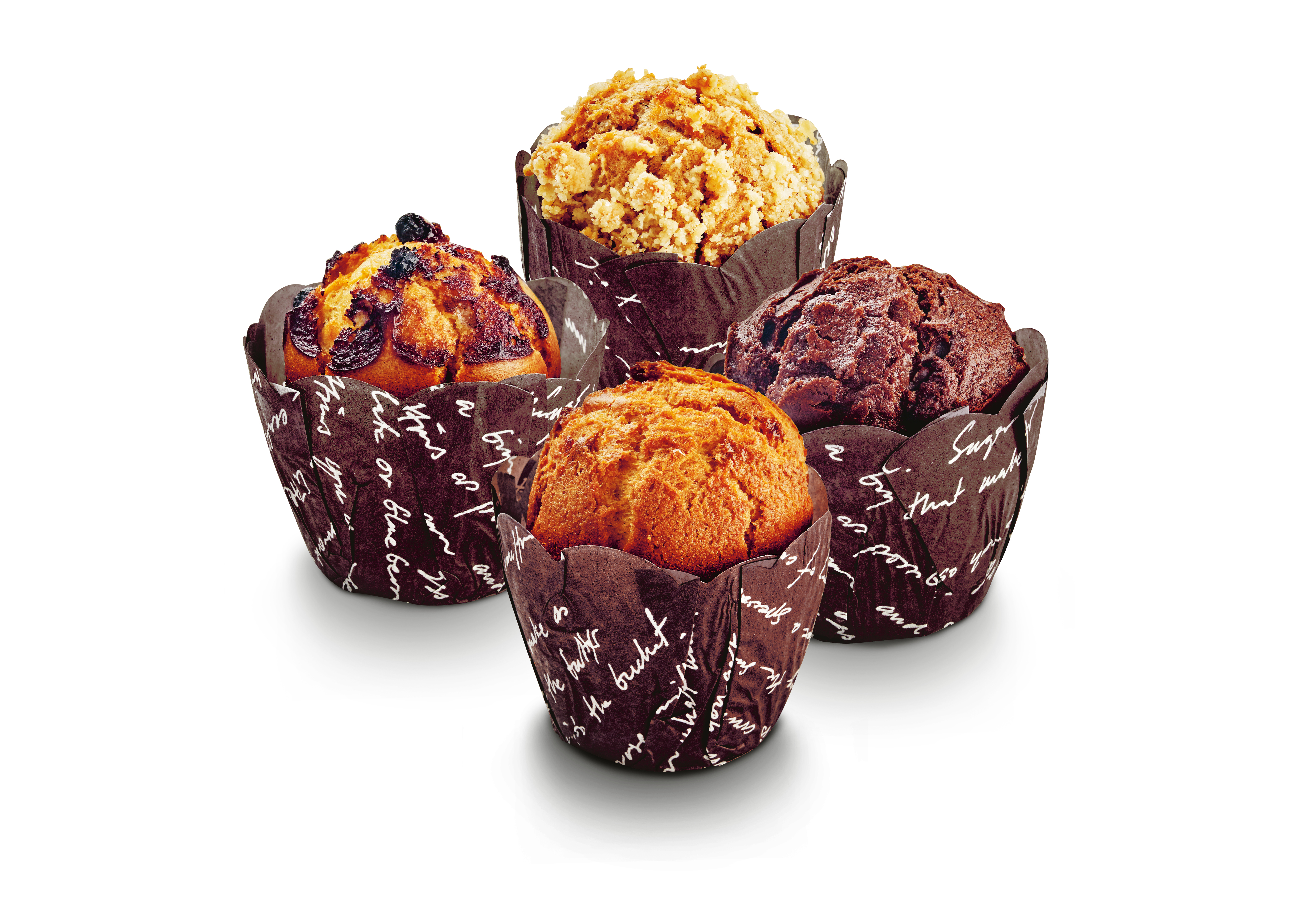 Muffins 4 sorter 80g