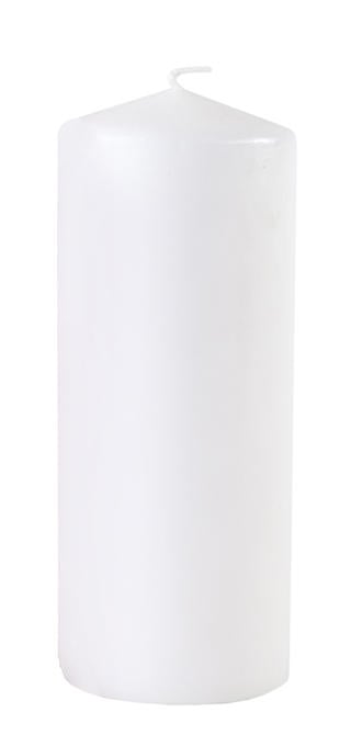 Blockljus Paraffin 80h 22x7cm Vit