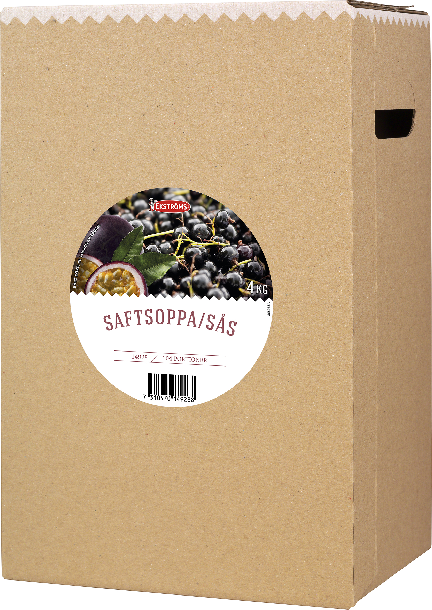 Saftsoppa/Sås Kallrörd 104 portioner