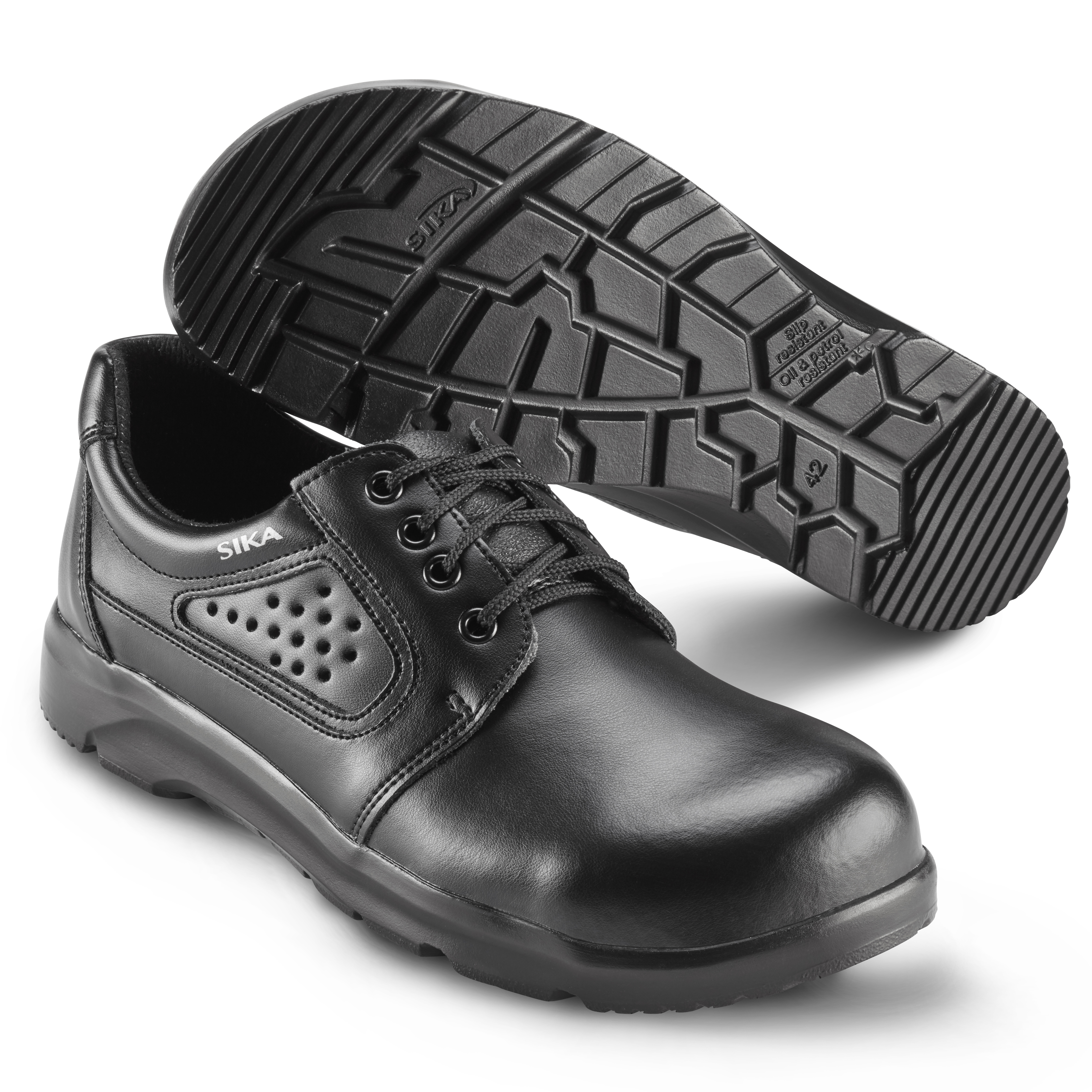 Optimax snörsko med stålhätta strl 43