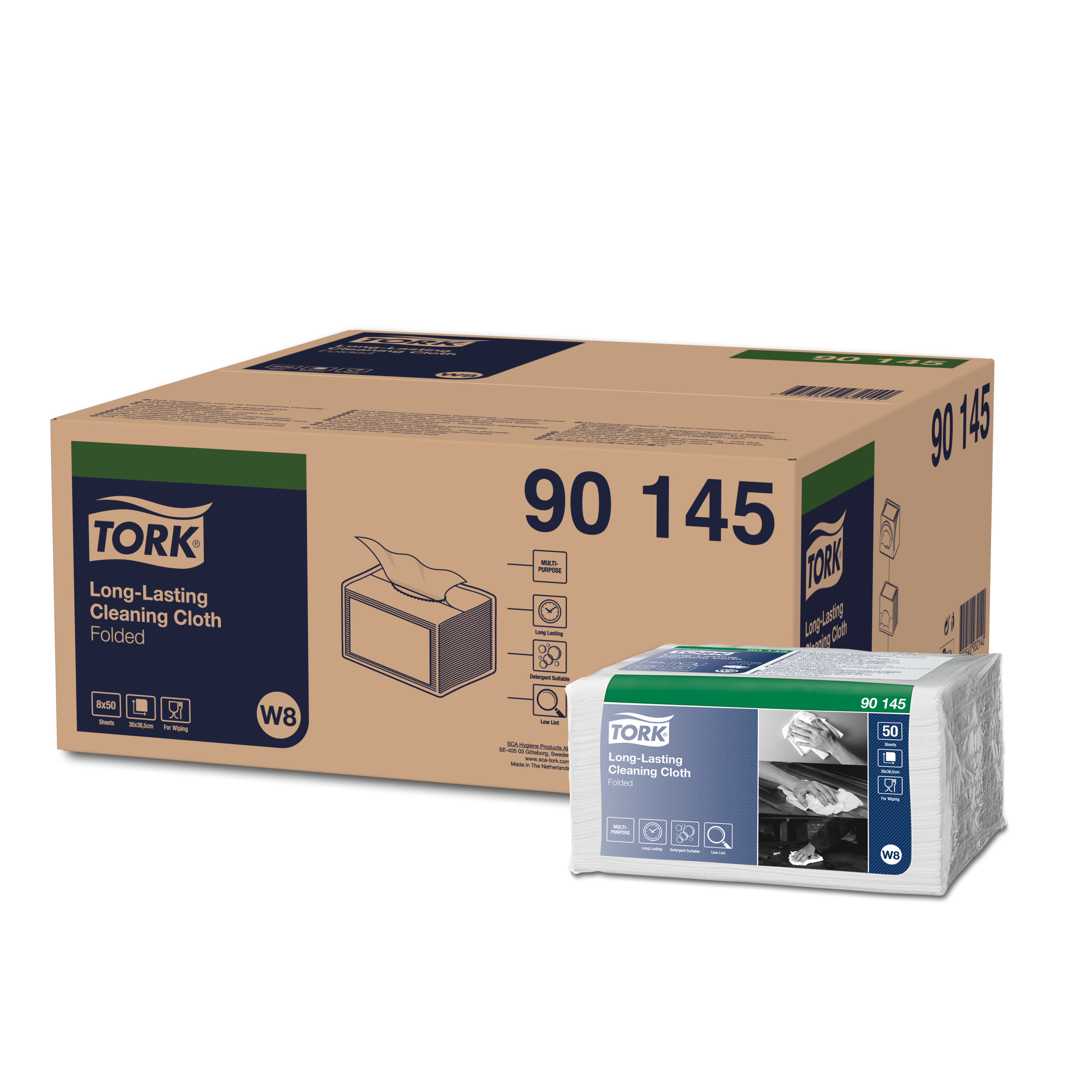 Tork Rengörningsduk W8