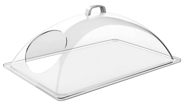 Huv med Hål på Kortsidan Plast GN 1/1