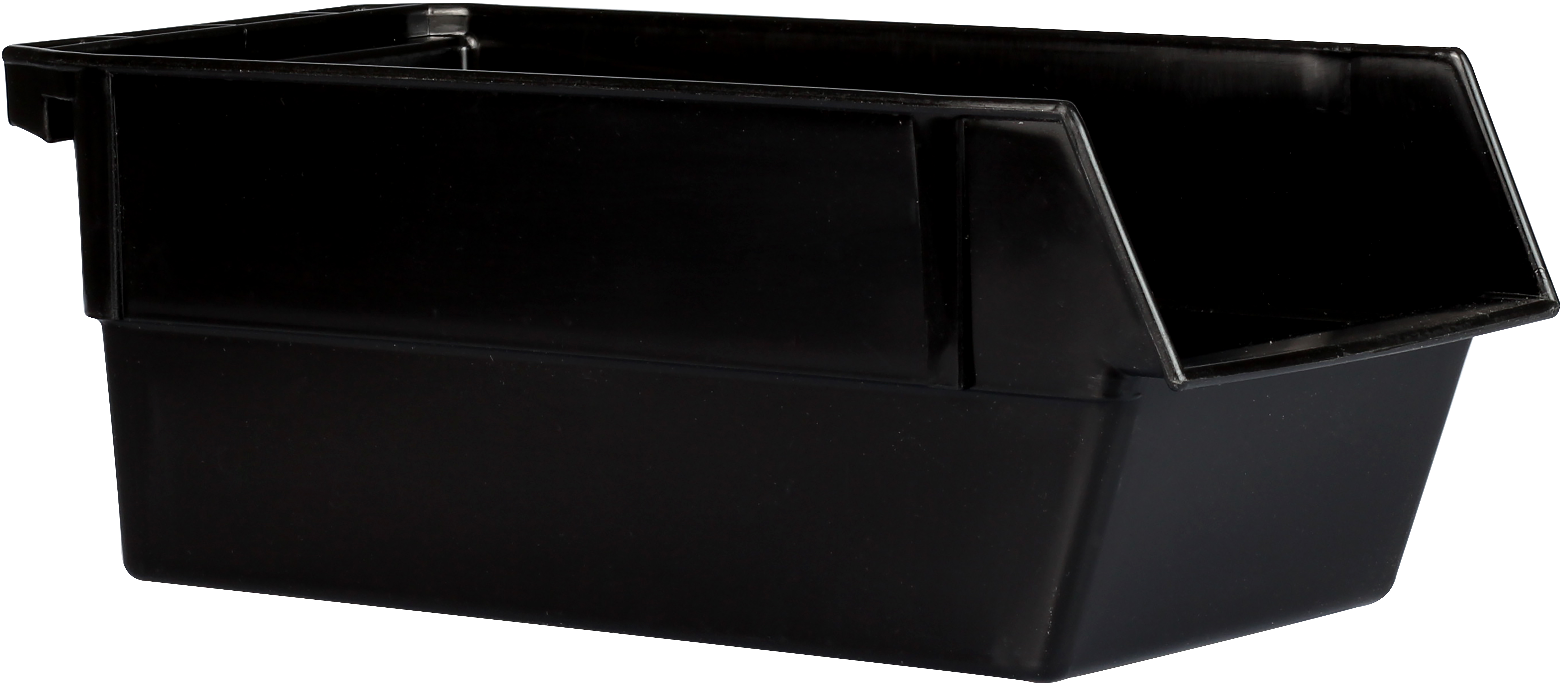 Besticklåda plast svart 12,5x29,5x10,5cm