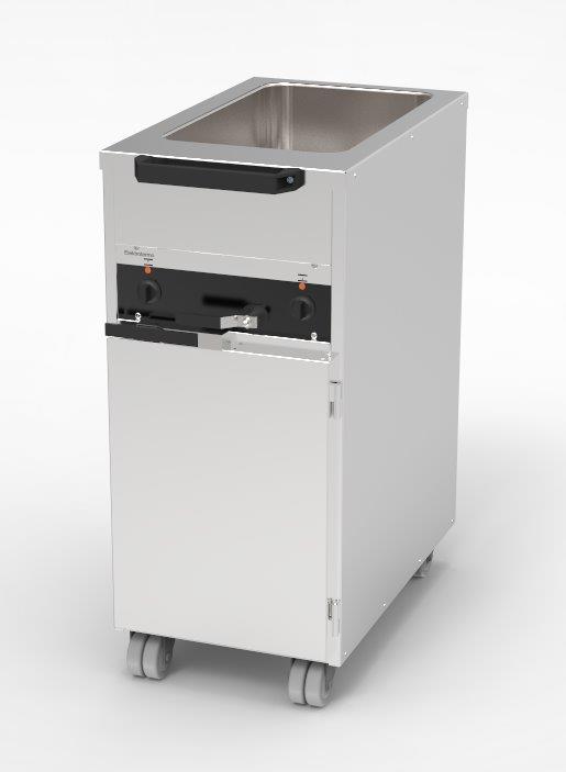 Värmevagn 7216-1 med Värmeskåp och Bassäng för 
GN 1/1