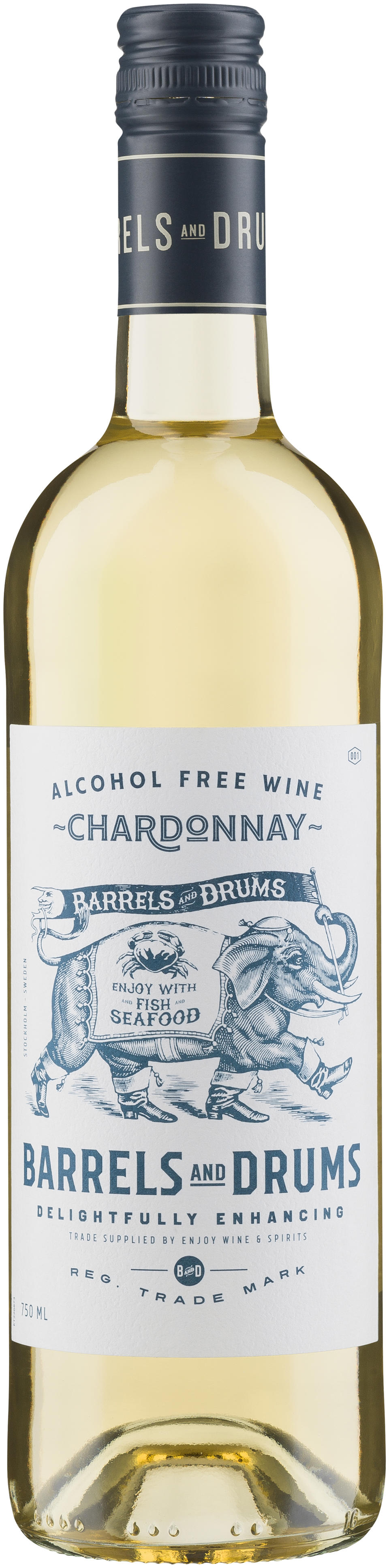 Barrels & Drums Chardonnay Alkoholfri.