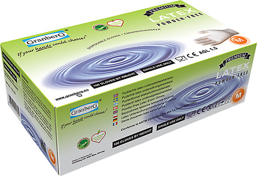 Latexhandske opudr M