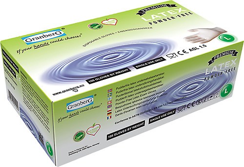 Latexhandske opudr L