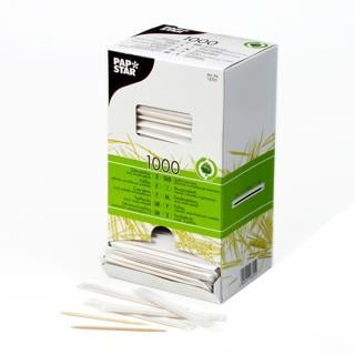 Tandpetare Trä 66mm Singelpackade i Papper