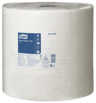 Avtorkningspapper W1 Basic stor rulle 1-lag
32cmx1150m vit