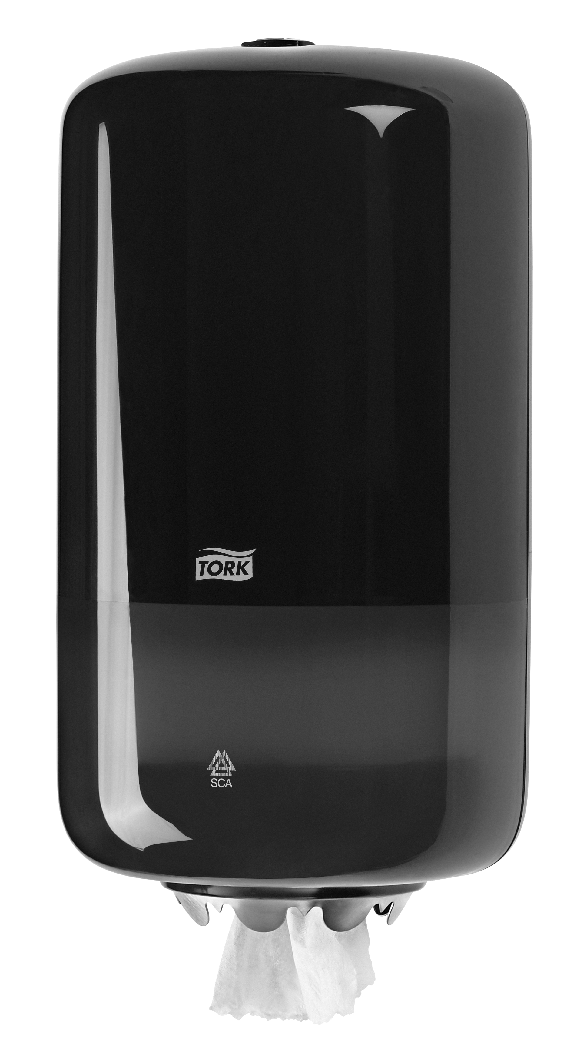 Dispenser M1 avtorkningspapper Mini centrummatad
32,1x17,4x16,5cm svart