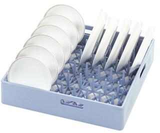 Tallrikskorg 50x50 cm blå för fat & djup tallrik