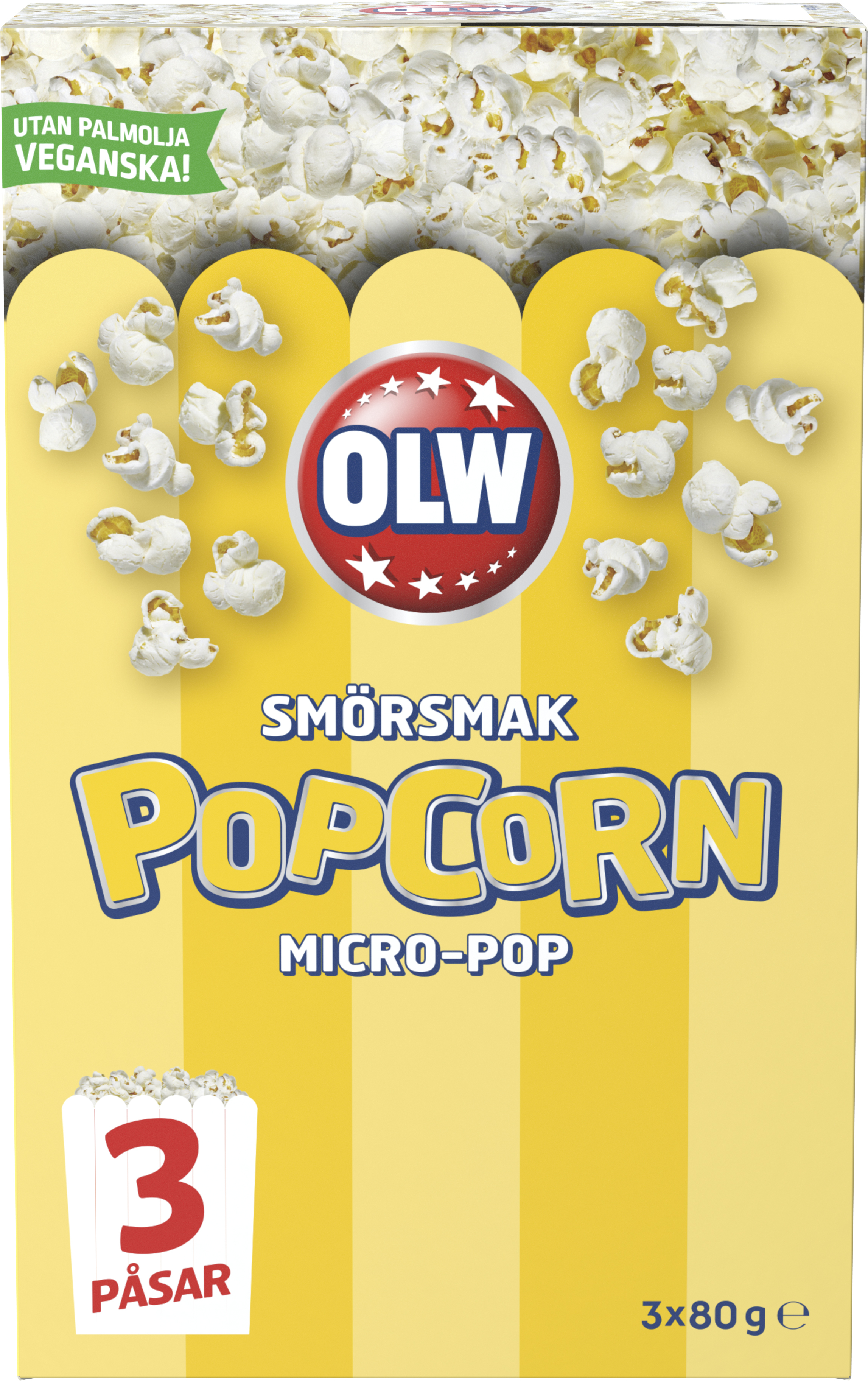 Micropop Smör 3-Pack
