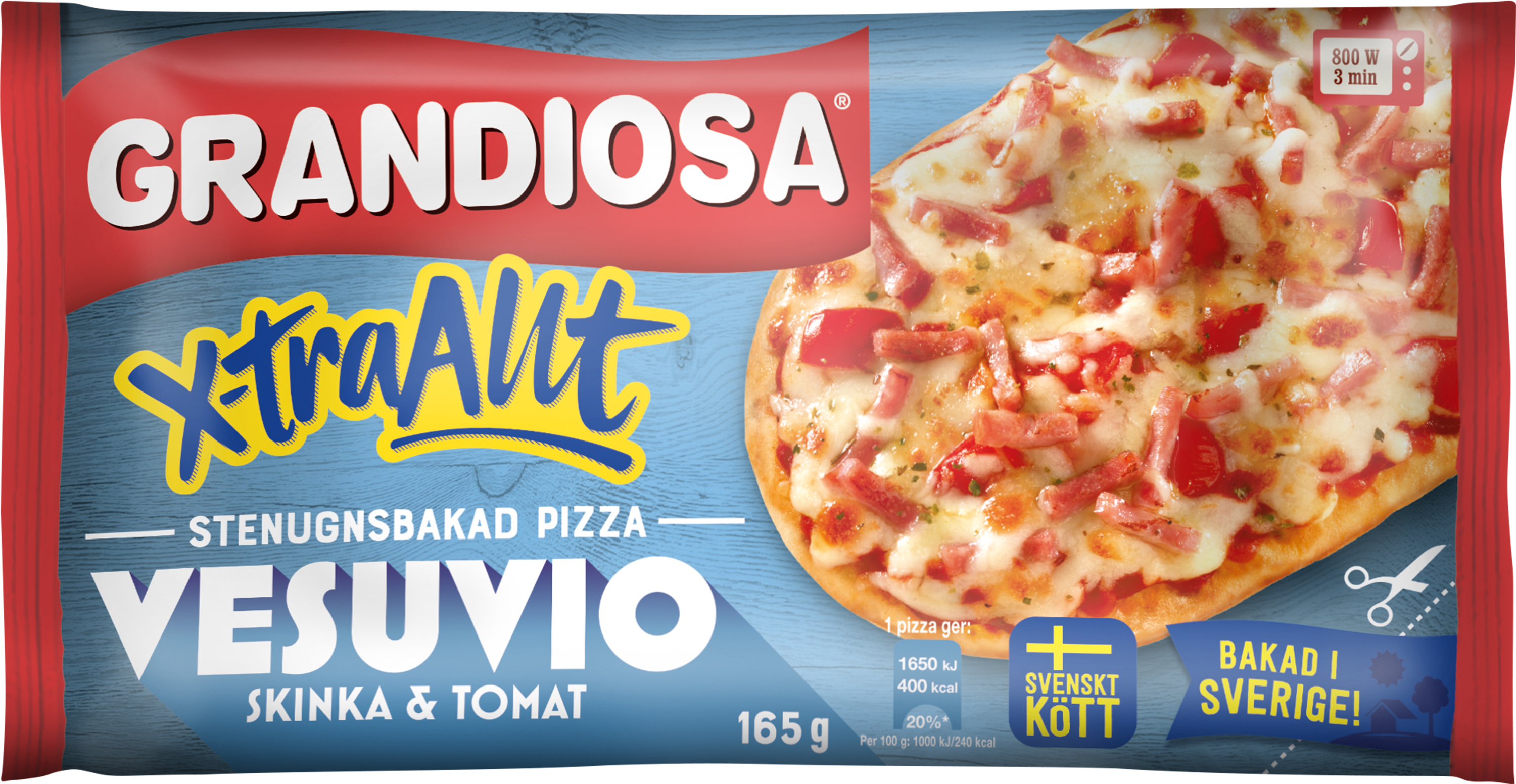 Minipizza X-tra allt Vesuvio