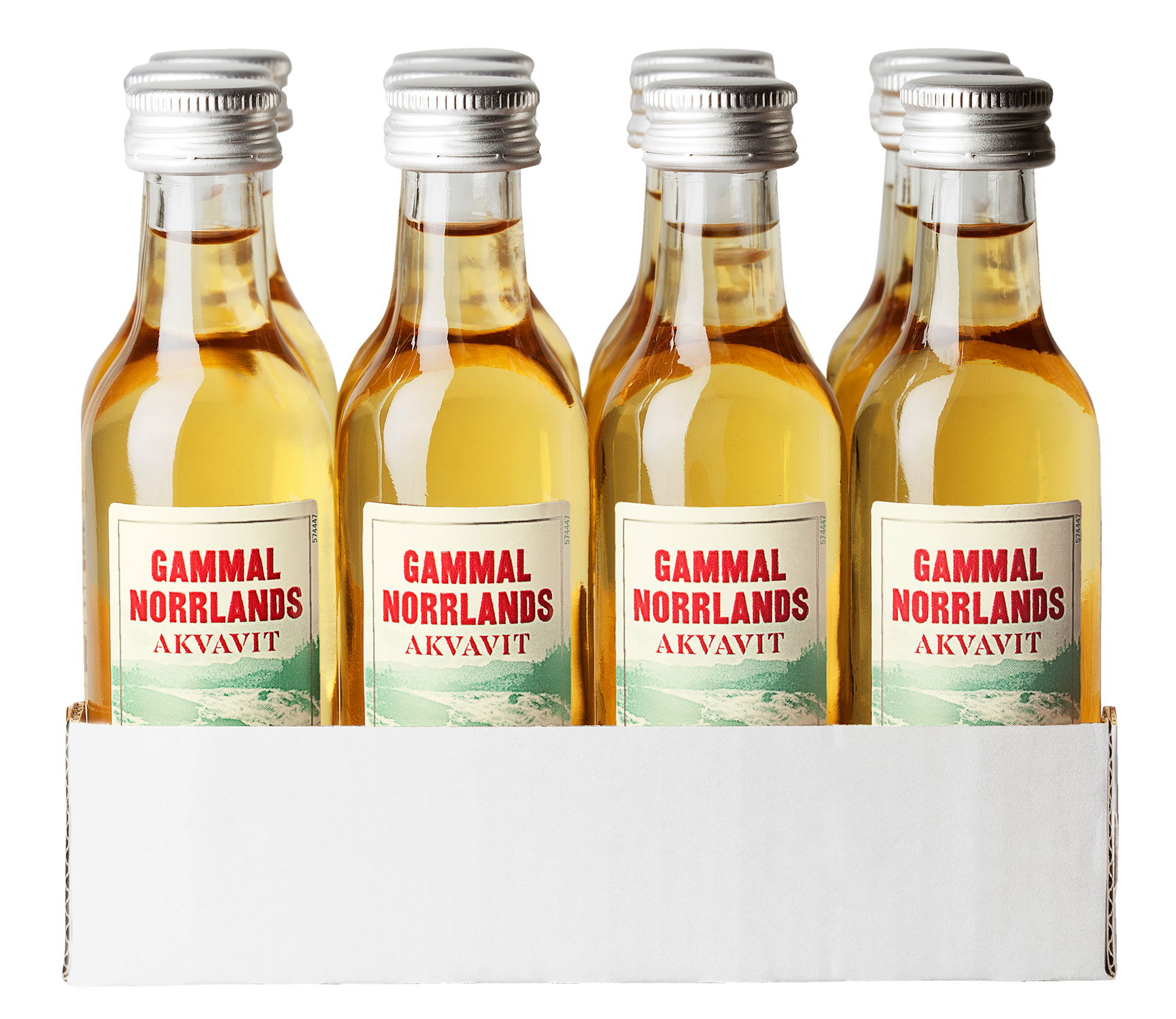 Gammal Norrlands Aquavit 12x5 cl Småflaskor