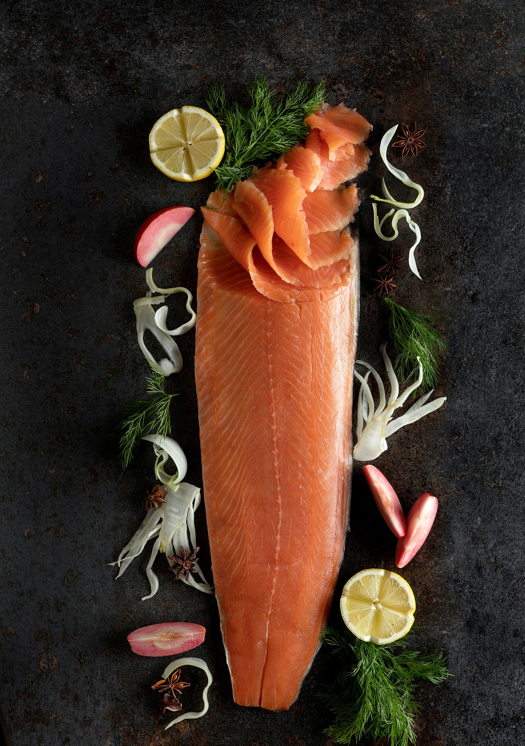 Lax Kallrökt Skivad 1,3-1,6kg