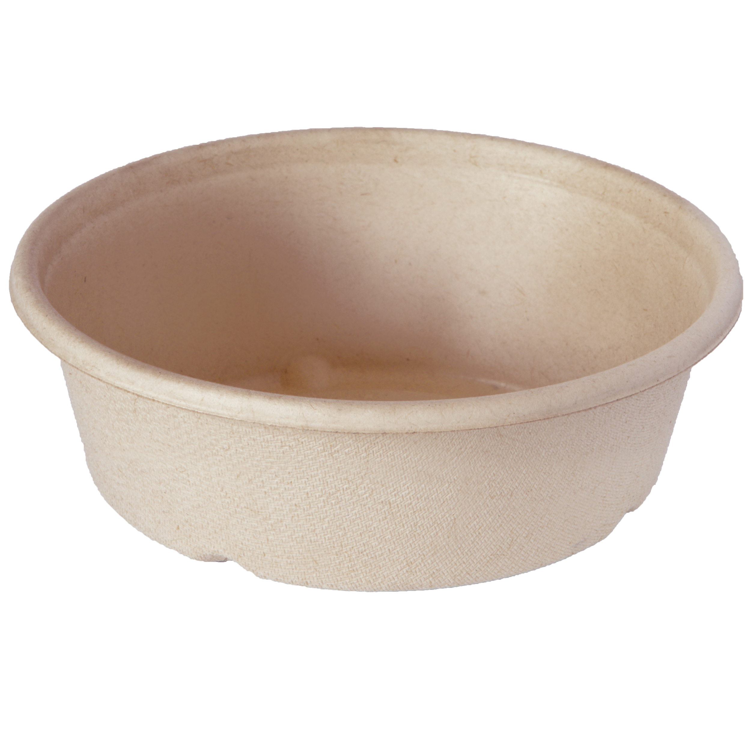 Skål Bagasse 900ml ø194x53mm brun ecoecho