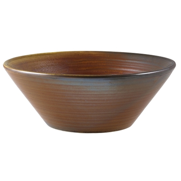 Terra skål konisk rustic copper Ø 16cm h 6cm