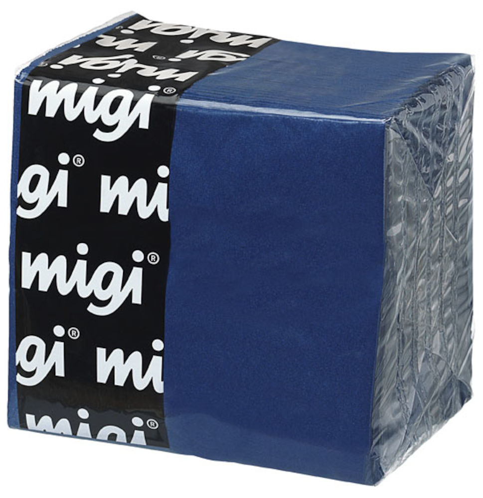 Servett 3-lag 40x40cm Mörkblå