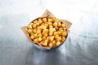 Potatis tärnad förstek