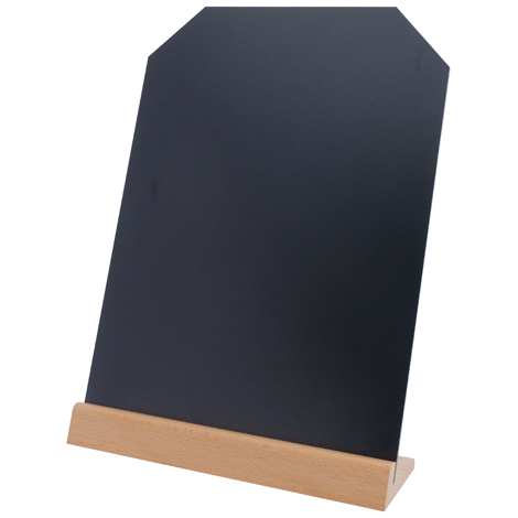 Bordsgriffel trä klarlack A4 stående