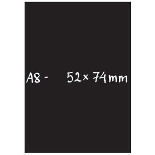 Griffelplast svart A8 10 pack