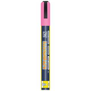 Griffelpenna rosa vattenlöslig 6mm