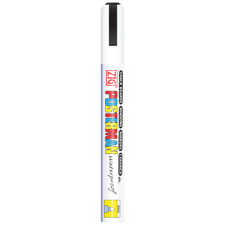 Griffelpenna vit vattenfast 6mm