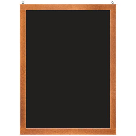 Griffeltavla trä brunbets 56x76cm