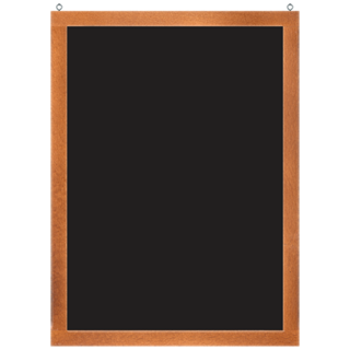 Griffeltavla trä brunbets 56x76cm