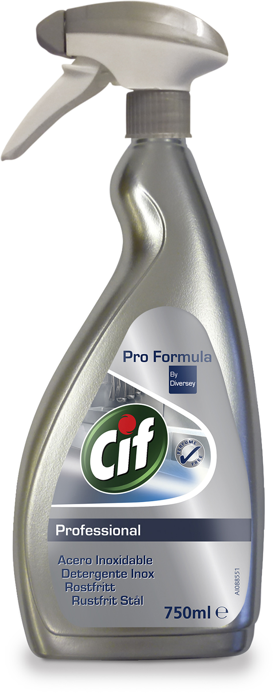 Rengöringsmedel Spray Cif Pro Formula 
Stainless Steel