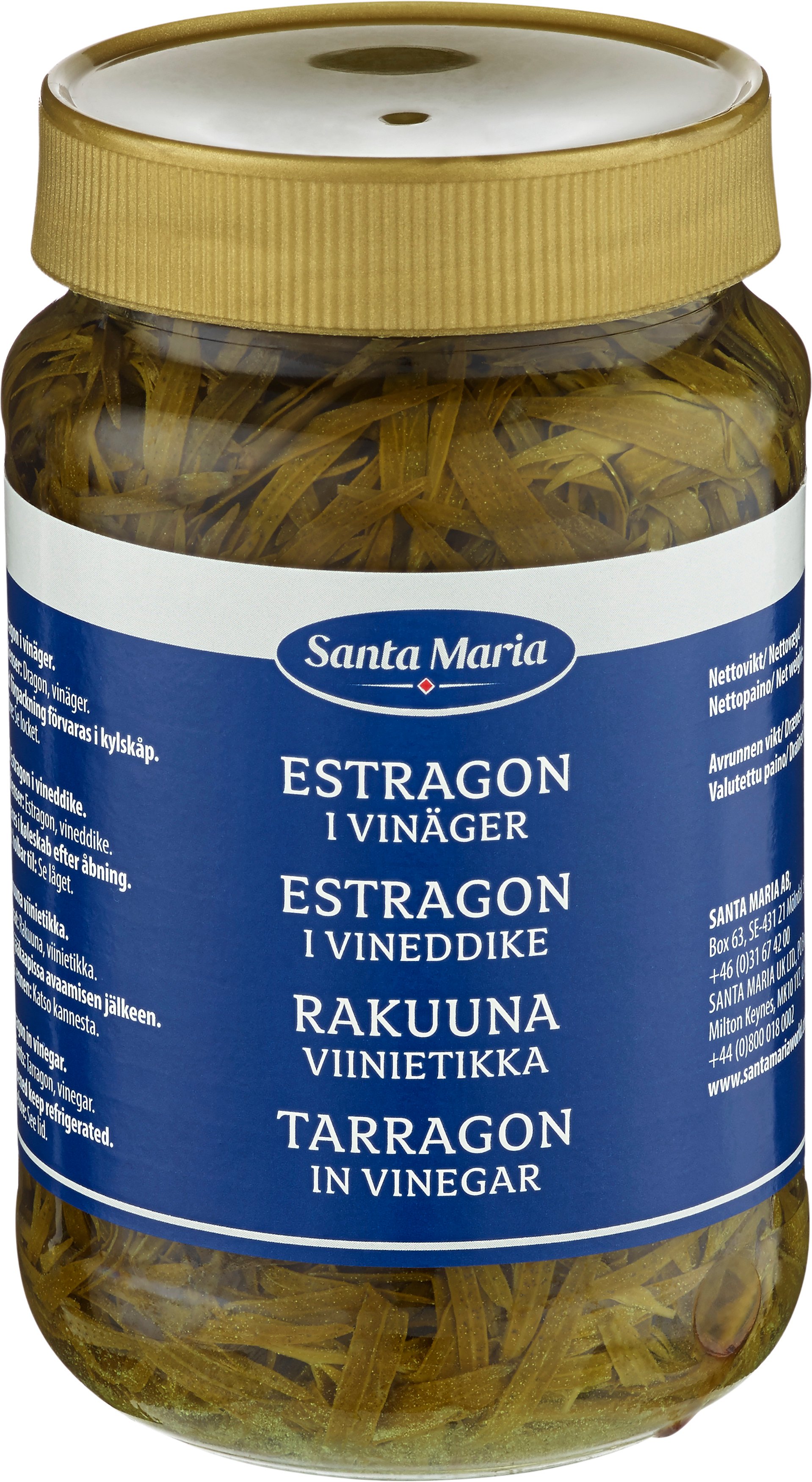 Dragonblad i Vinäger