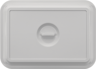 Plastlock Polyester Grå Stapelbart 28,5x20,1x4cm