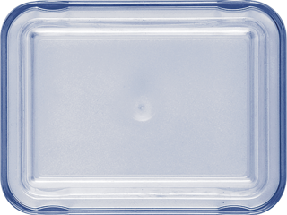 Plastlock Styrol-Acrylnitril transparent blå
stapelbart 12,2x9,1x3,1cm