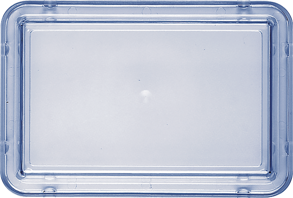 Plastlock Styrol-Acrylnitril Transparent Blå
Stapelbart 19,4x13,1x3,2cm