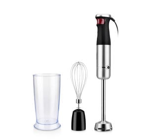 Stavmixer HDB2.2 Rostfri Svart 800W med Tillbehör