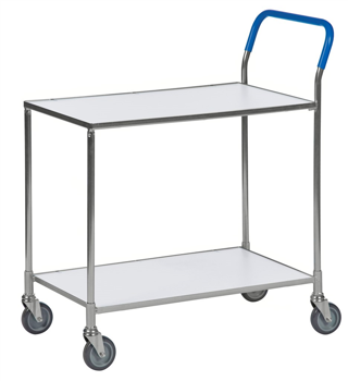 Bordsvagn 2 plan förzinkad 85x43,5x95cm