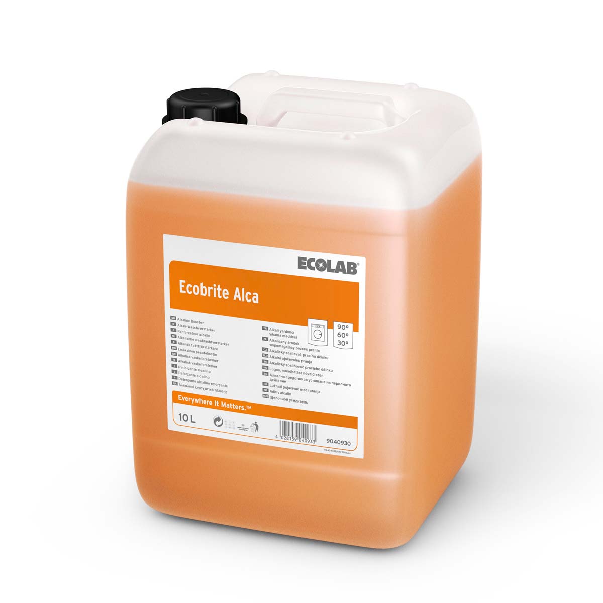 Tvättmedel flytande alkaliskt 10L Ecobrite Alca