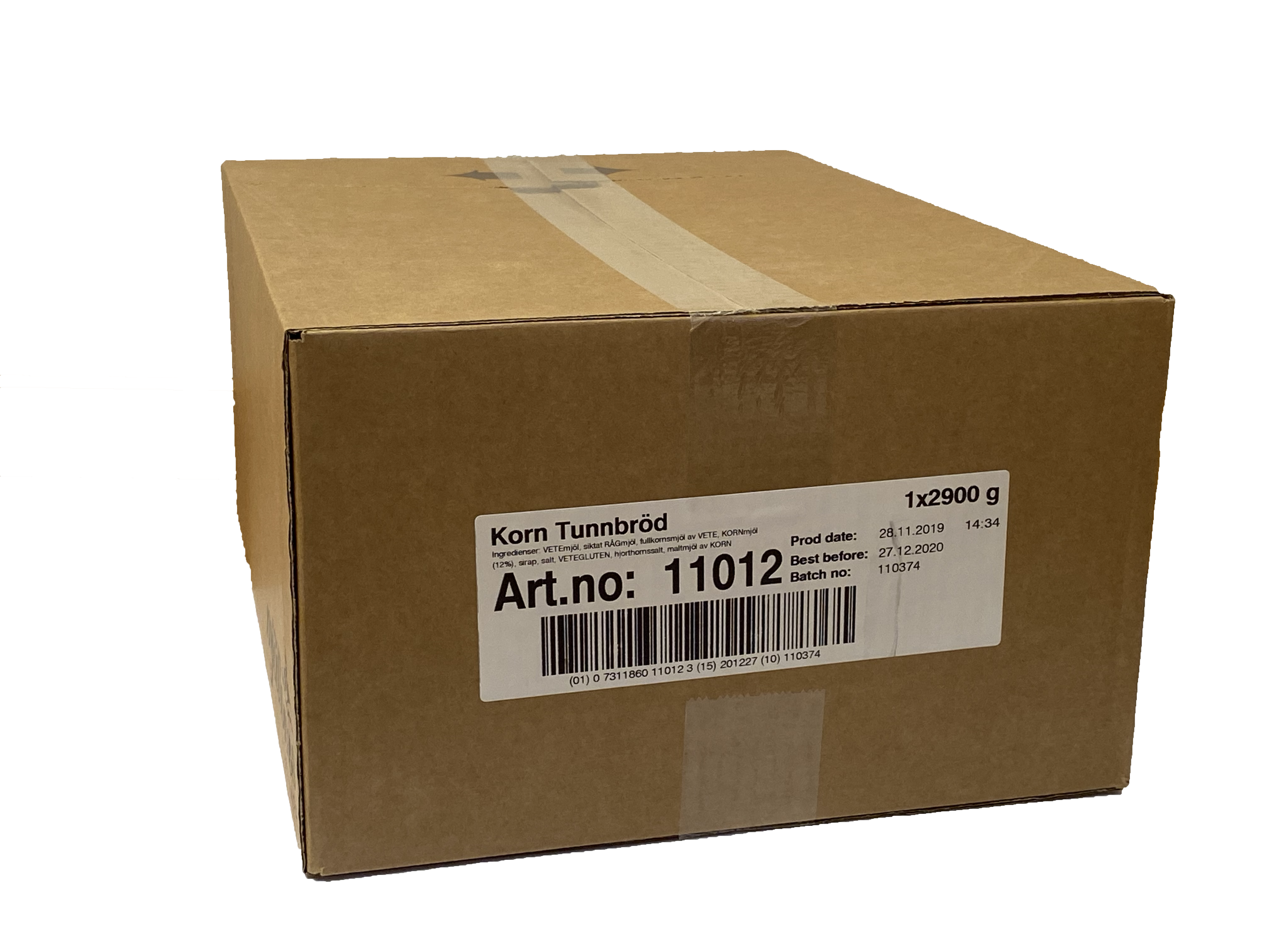 Traditionellt Korn Tunnbröd