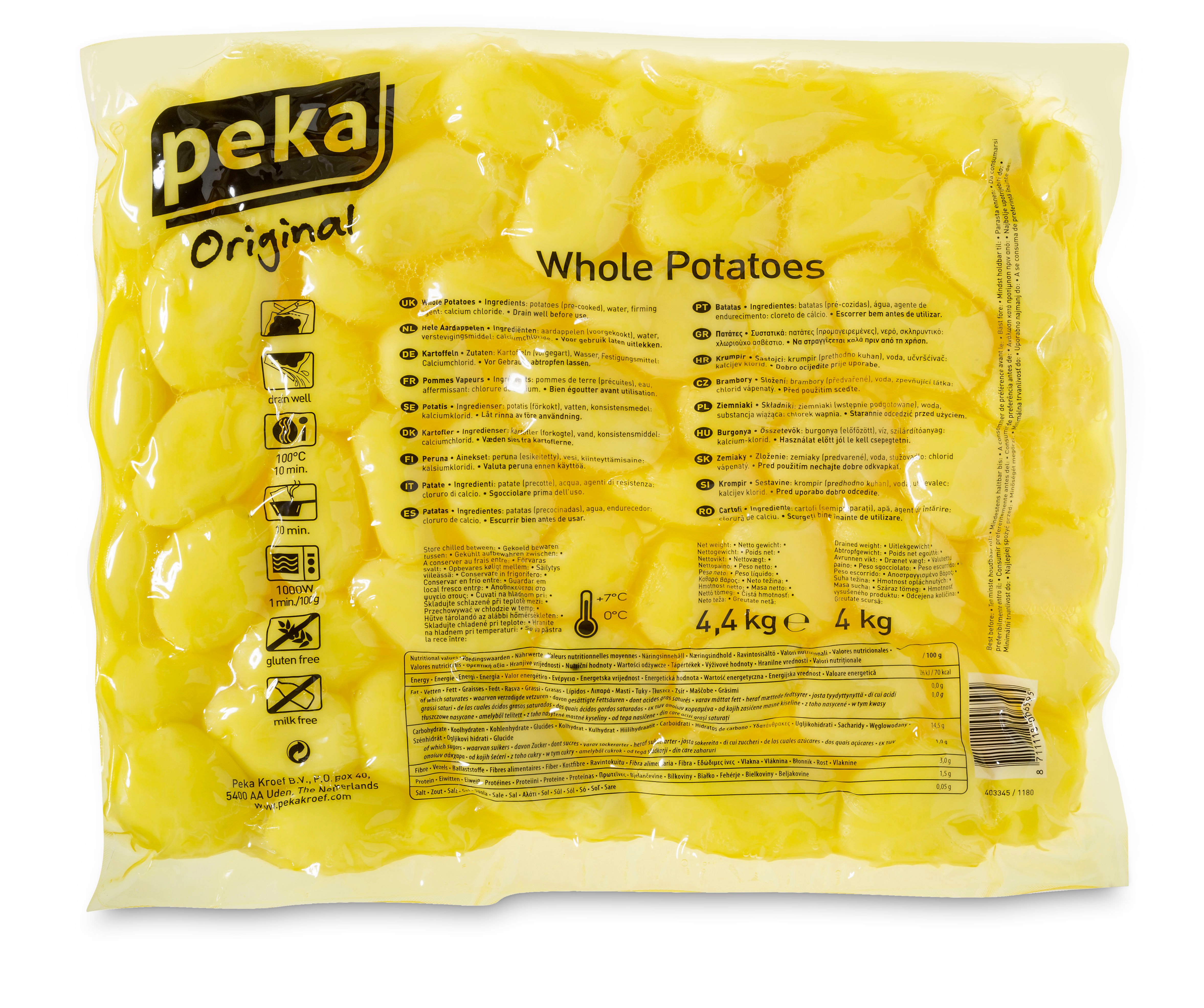 Matpotatis Standard Förkokt