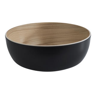 Frida Skål Melamin Svart/Trämönstrad Ø21,5cm
H7,5cm 1,8L