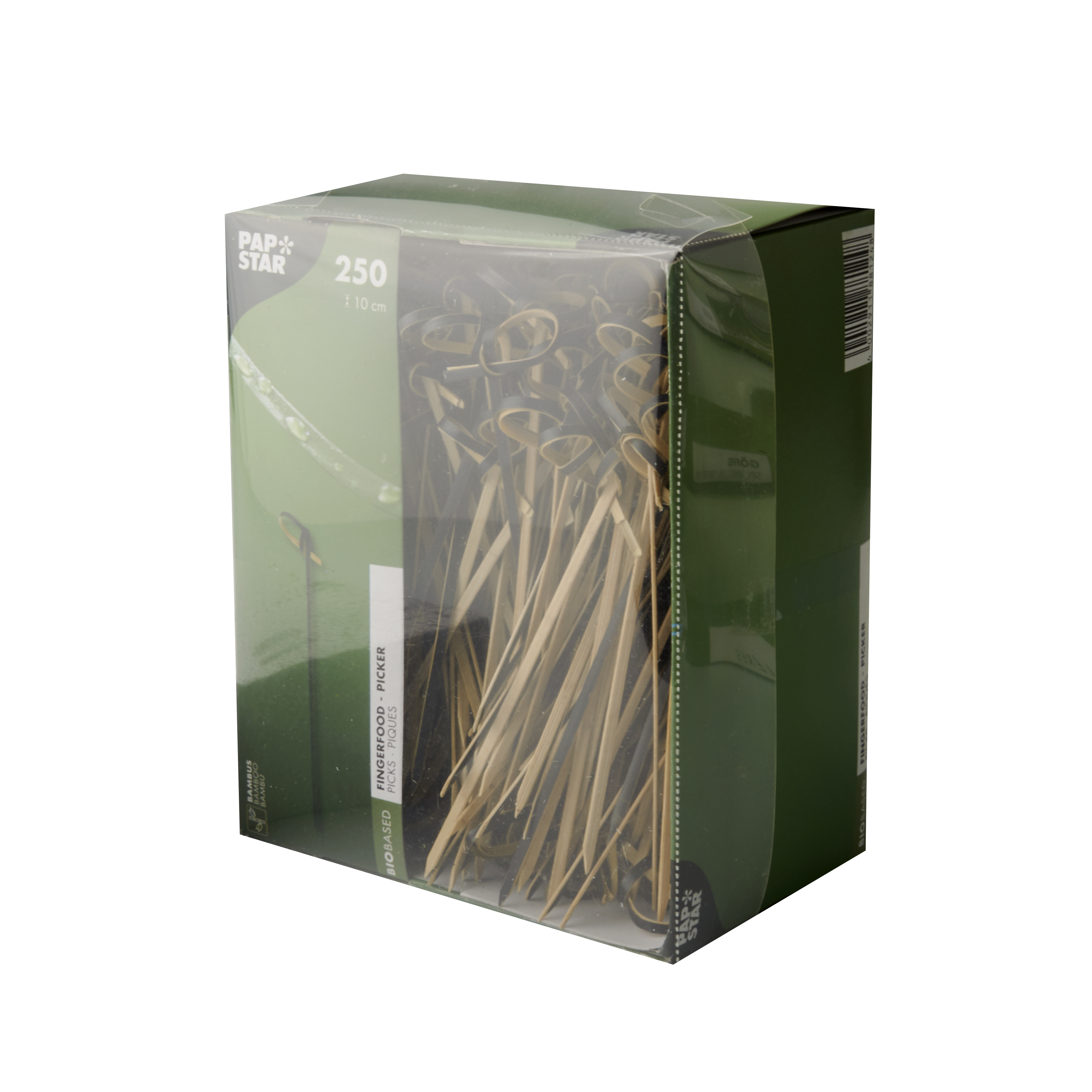 Spett Bambu Plockmat Knot Svart 10mm