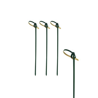 Spett Bambu Plockmat Knot Svart 60mm