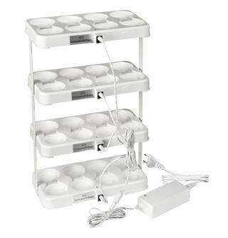 LED-laddningsstation för minilampa 32st
255x140x430mm vit