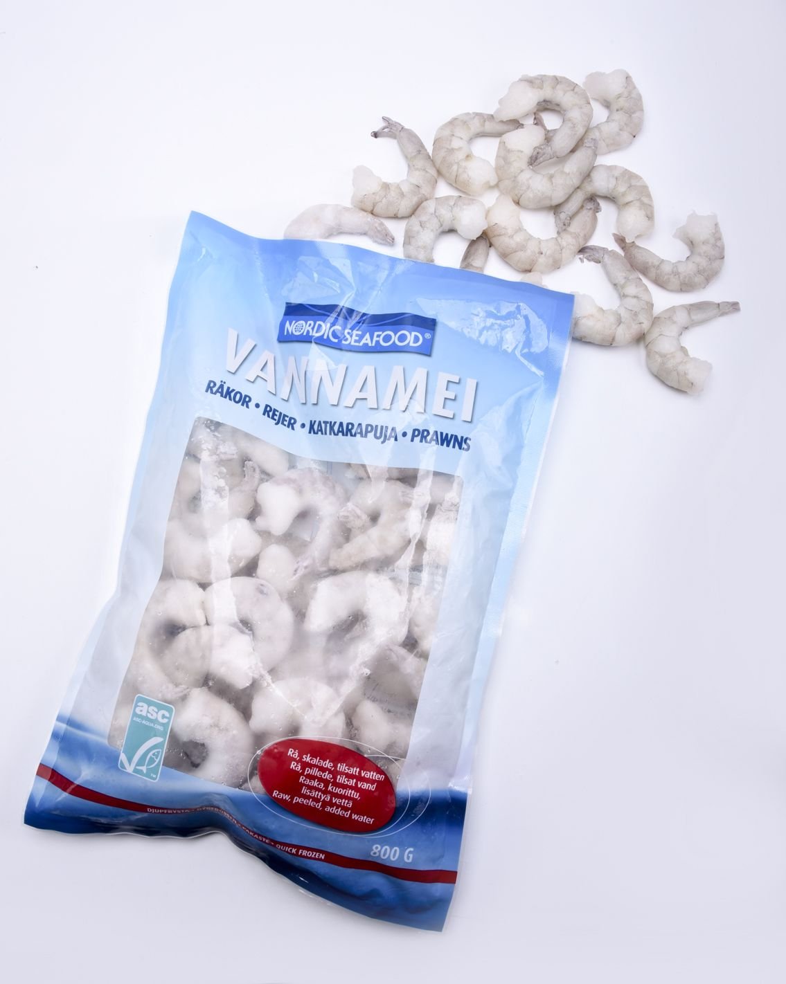 Vannameiräkor Skalade 26-30/lb ASC