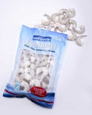 Vannameiräkor Skalade 26-30/lb ASC