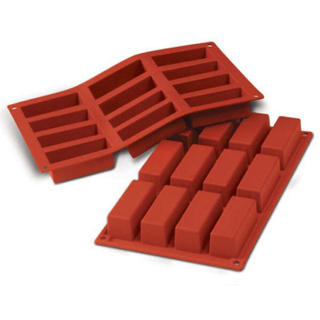 Silikonform SF026 Rektangulär GN 1/3 70ml
79x29x30mm