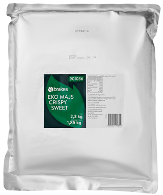 Majskorn Crispy Sweet i påse EKO