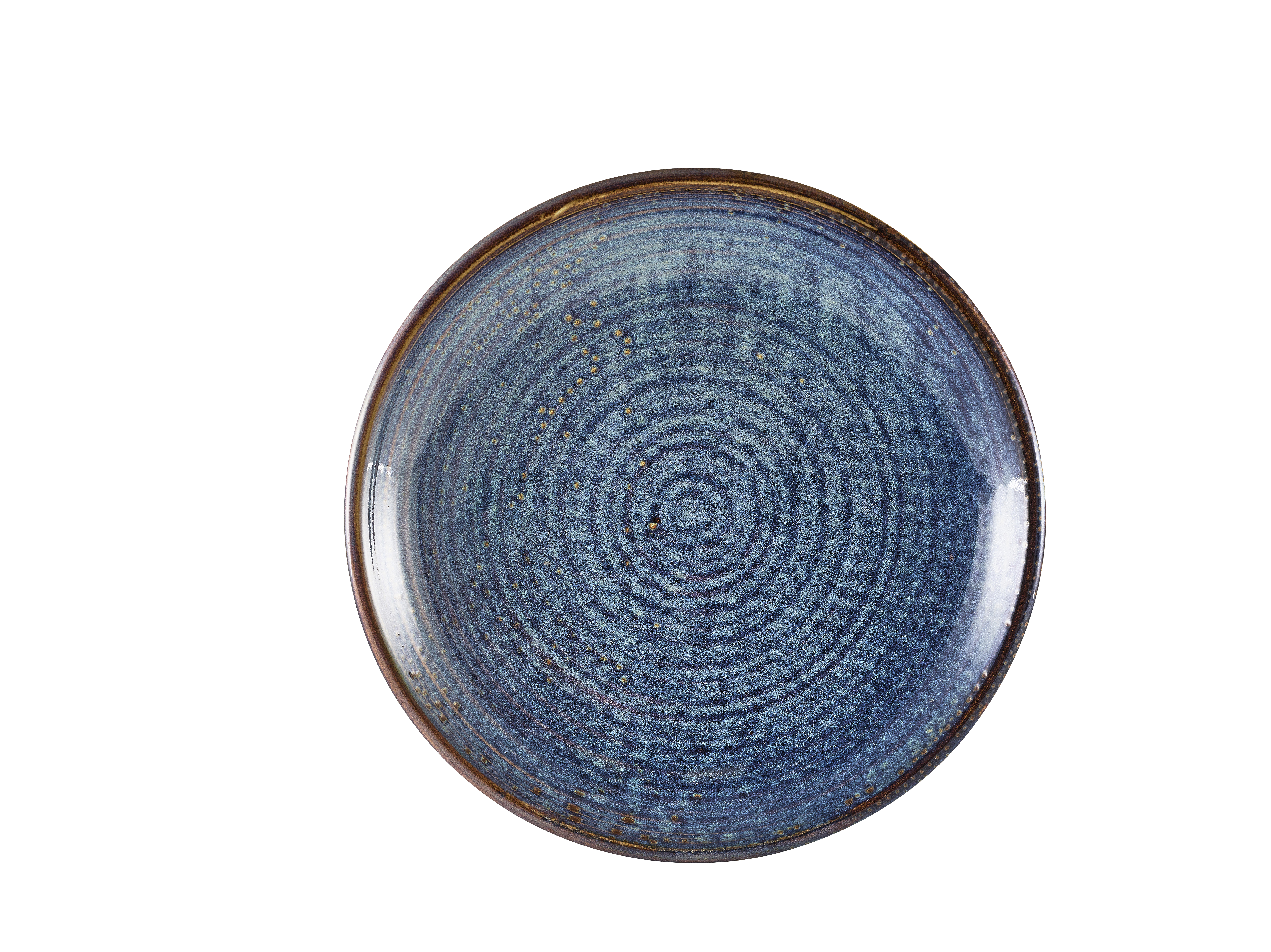 Terra tallrik coupe djup blå Ø25cm