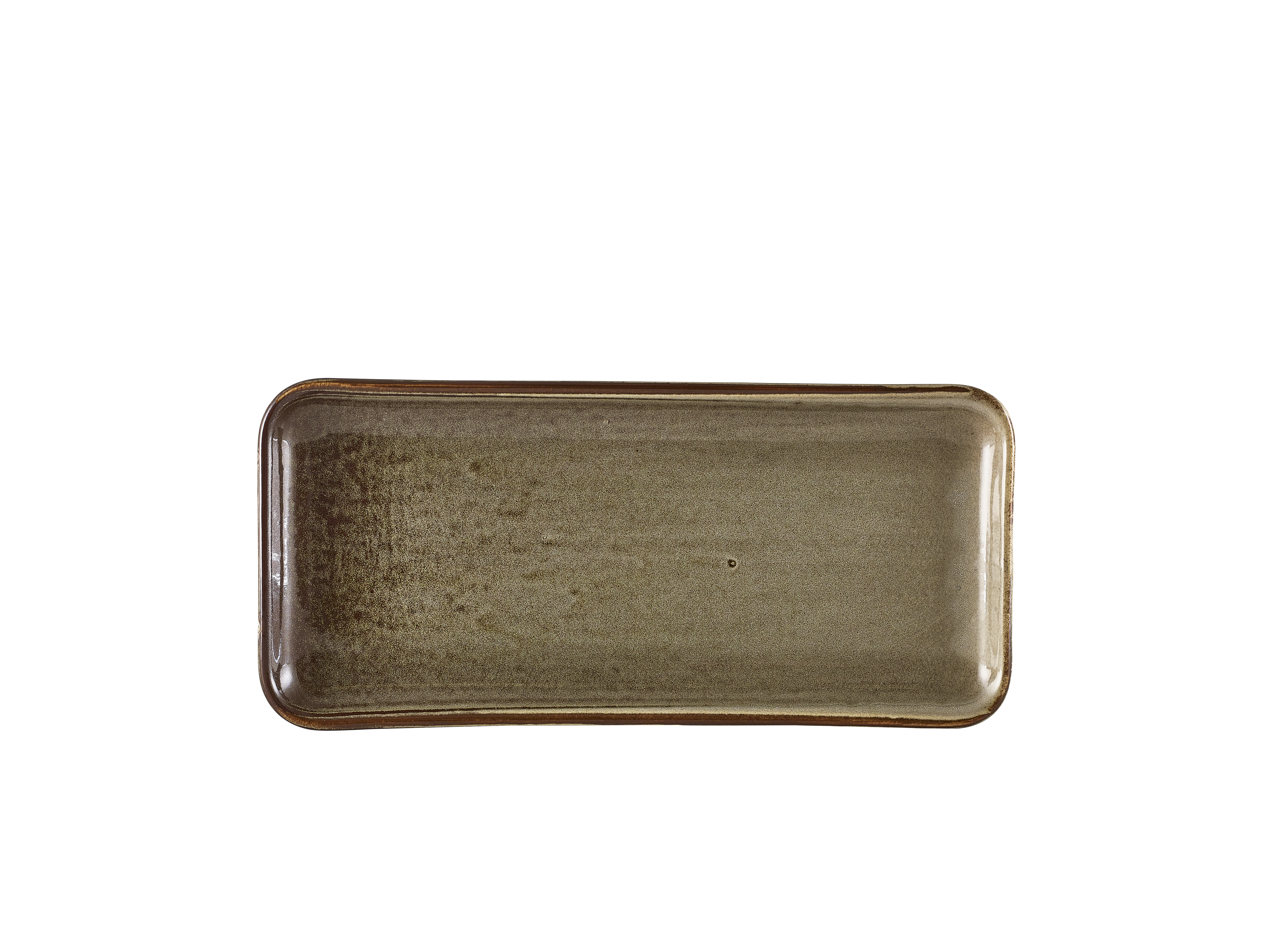 Terra tallrik rektangulär grå 27x12,5cm