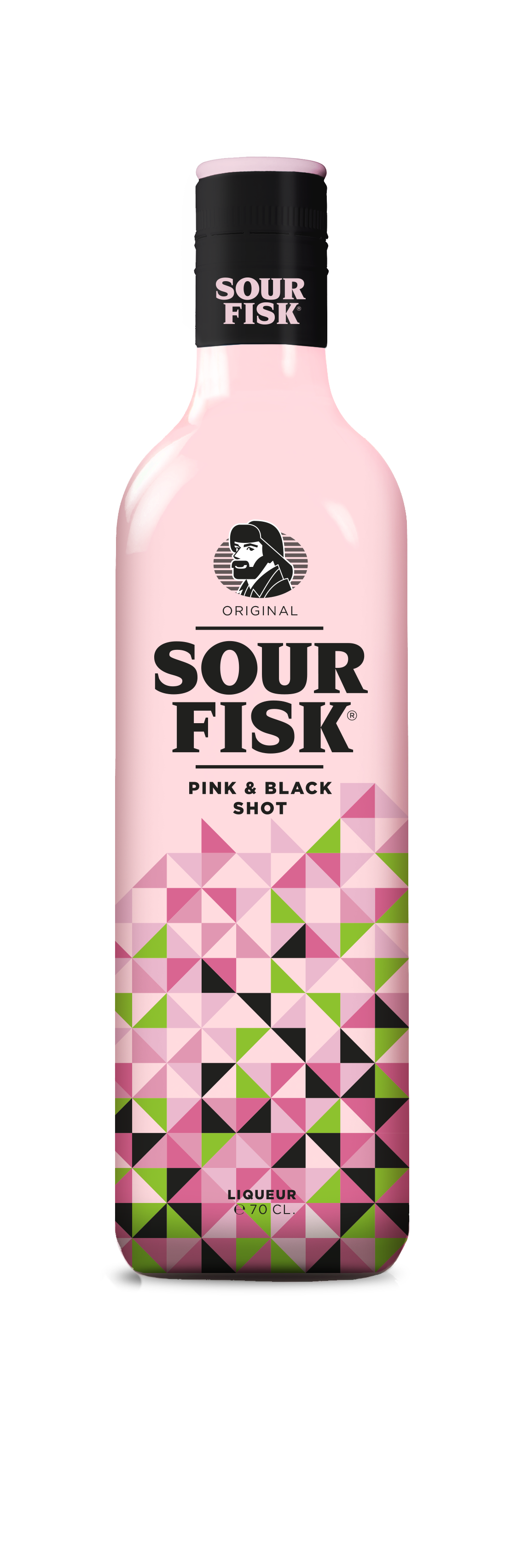 Sour Fisk Pink & Black